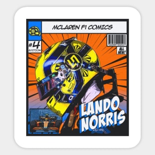 Lando Norris Comic Sticker